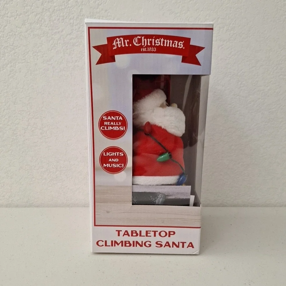 MR. CHRISTMAS Tabletop Climbing Santa  17
